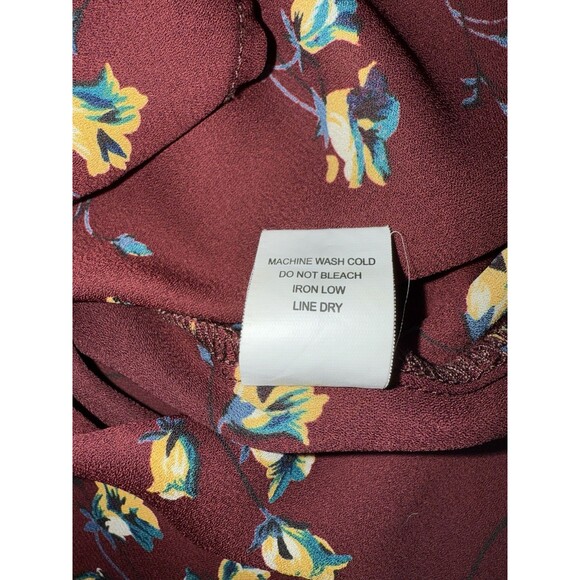 Alice Blue Women’s Floral Blouse Size XS Cap Sleeve - Picture 4 of 7